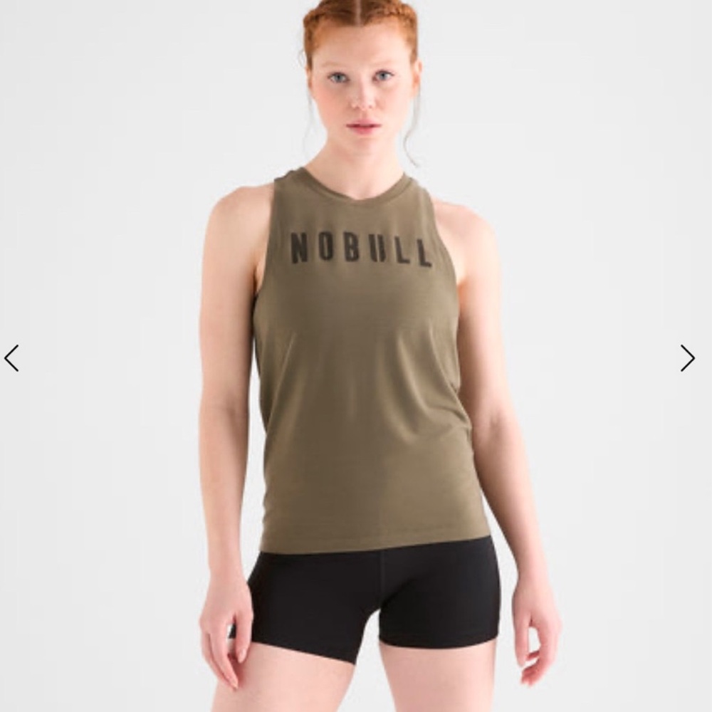 NOBULL Green Sleeveless Tank Top